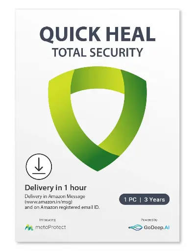 QUICK HEAL Total Security 1 PC / 3 Years